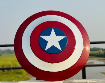 Handgemaakte Captain America-schild: replica van metalen rekwisieten wintersoldaat