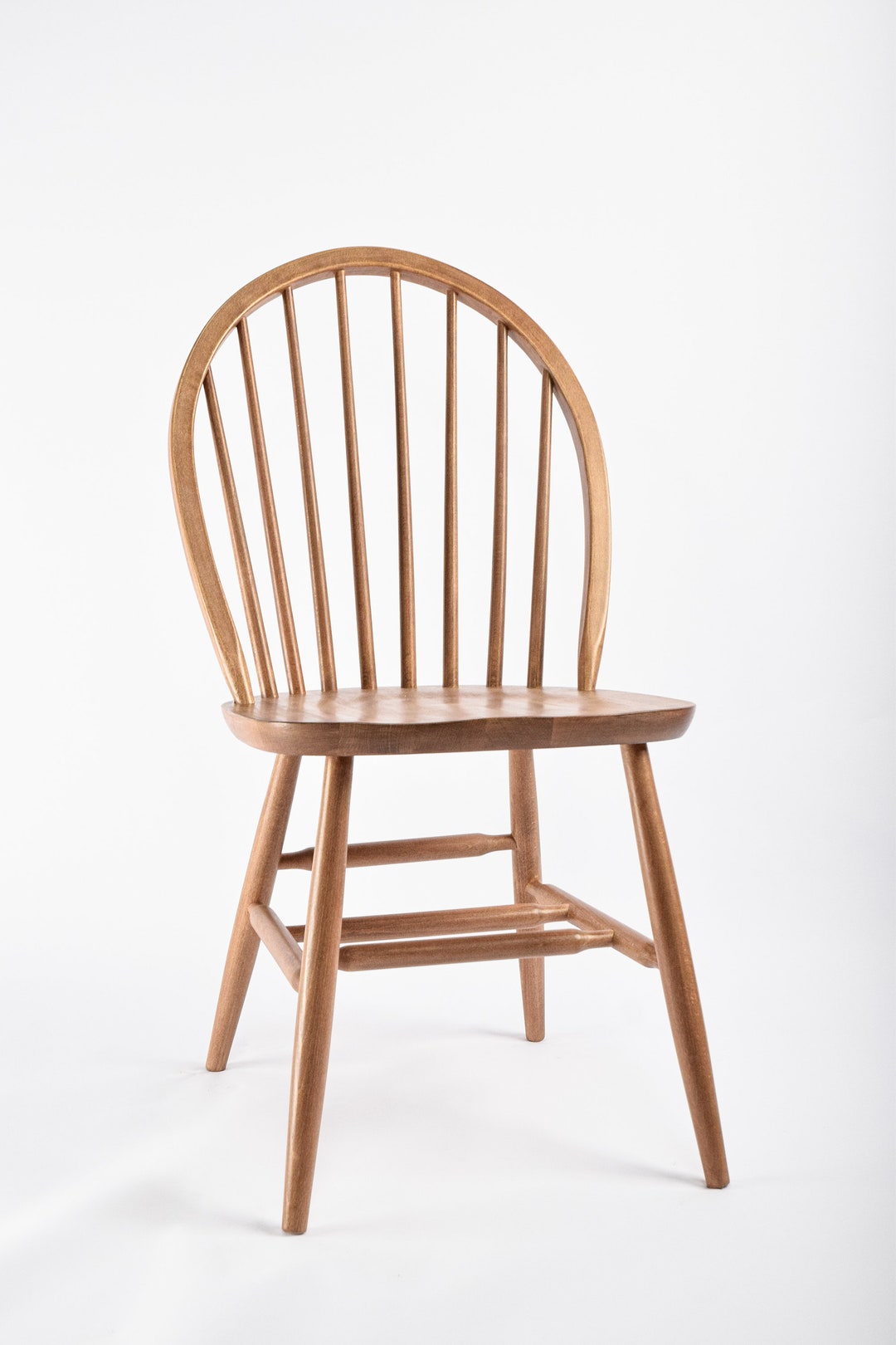 Farmhouse Windsor Back Solid Wood Kitchen Dining Chair, Farmhouse Chair