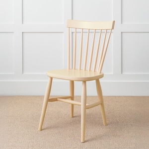 Scandinavian 'Mandal' Wooden Chair, Painted Dining Chair, Scandi Style Chair, Solid Wood Chair, Spindle Chair, Wooden Kitchen Dining Chair
