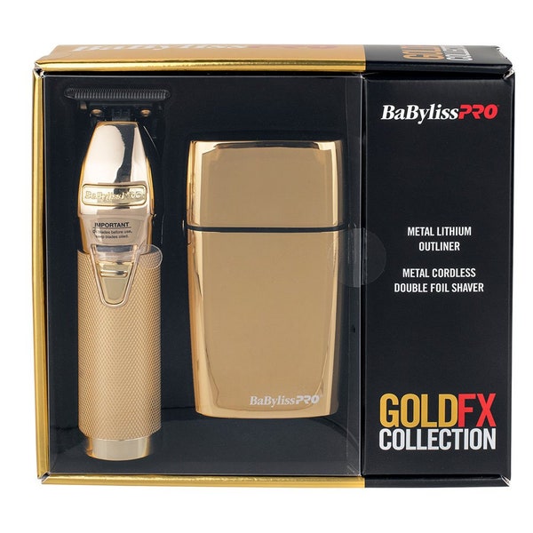 BaByliss PRO GoldFX Outlining 110-220 Volts/50-60 Hz Trimmer & Shaver Combo NEW