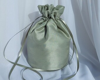Traditionelle Faux Seide Dolly Tasche Perfekte Brautjungfern Taschen in 24 Farben Free UK Lieferung