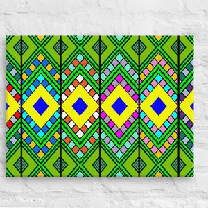Ethiopian Tilet Design Canvas