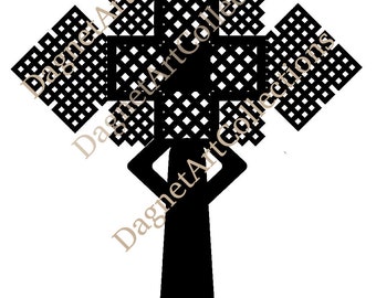 Ethiopian/Eritrean Orthodox Cross, Digital Download, Instant Download, Digital Print