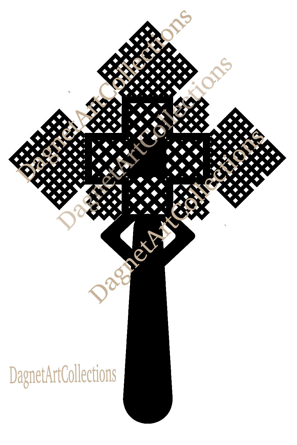 Ethiopian/Eritrean Orthodox Cross, Digital Download, Instant Download, Digital Print