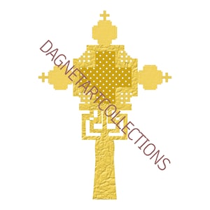 Ethiopian/Eritrean Orthodox Cross, Digital Download, Instant Download, Digital Print