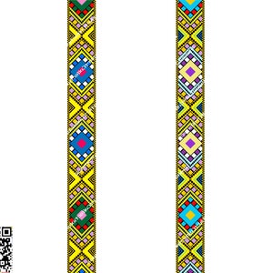 Motif Tilet éthiopien, ጥለት ጥልፍ፣ Oromo Motifs africains à téléchargement immédiat