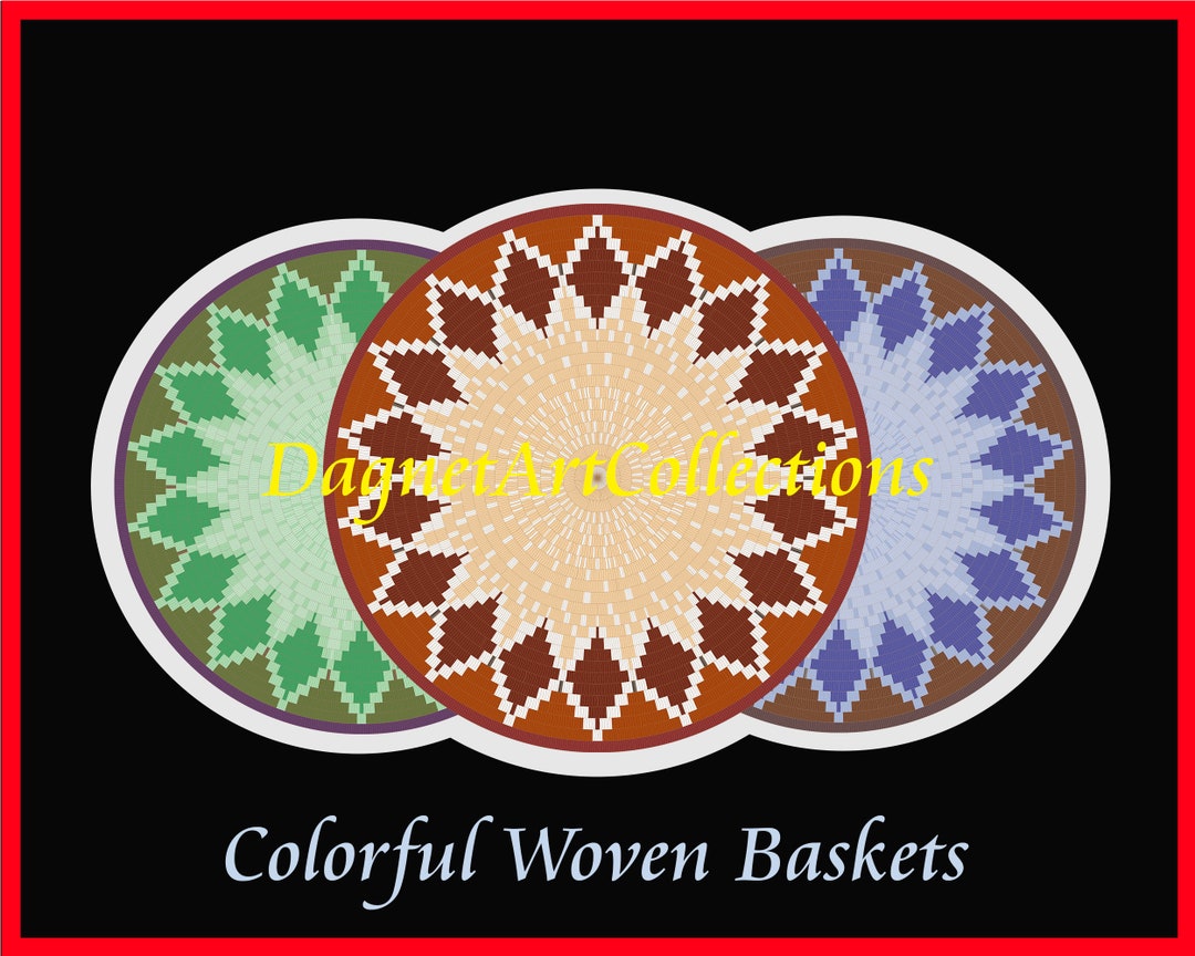 African Woven Basket beige/brown Tigray Woven Basket Nzuri Basket