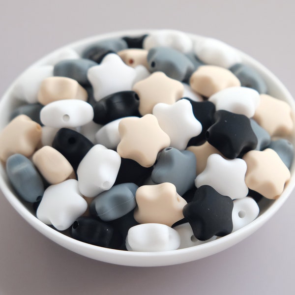 Star Silicone Beads,Bulk Silicone Beads,Silicone Beads DIY,Wholesale Silicone Beads