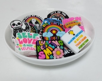 Mental Health Silicone Focal Beads,DIY Jewelry Making