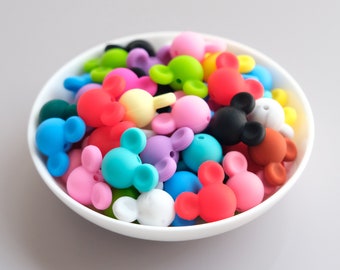 Mouse Silicone Beads,Bulk Silicone Beads,Silicone Beads DIY,Wholesale Silicone Beads