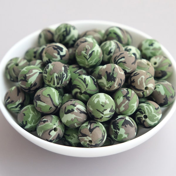 Camo Silicone Beads,Bulk Silicone Beads,Silicone Beads DIY,Wholesale Silicone Beads