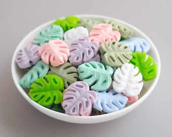 リーフシリコンビーズ、DIYジュエリー製作用品