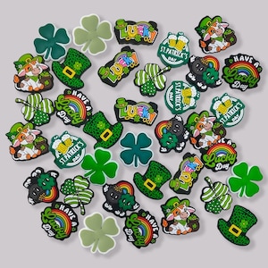 St. Patricks Day Silikon Fokalperlen, Lucky Bead,DIY Halskette ArmbänderSchlüsselanhänger Handgemachtes Zubehör
