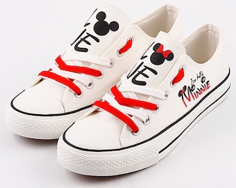 Zapatillas de lona de Mickey y Minnie Mouse: regalo para parejas