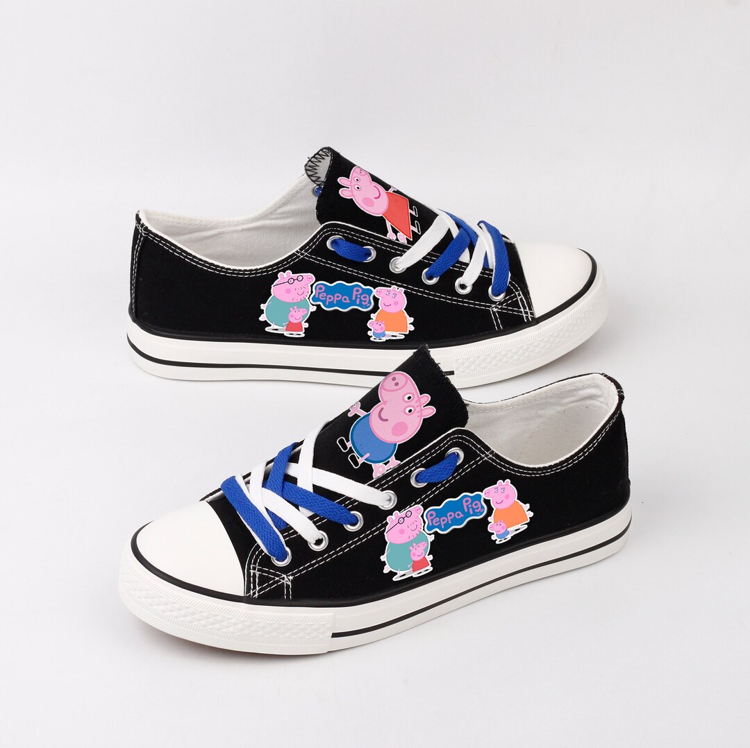 Peppa Pig Shoes, Sneakers, Black Shoes, Printed, Gift, Mummy Pig, George Pig, Daddy Pig, Granny Pig, Grandpa Pig, Zoe, Gerald, Freddie - Etsy Peppa Pig Shoes, Sneakers, Black Shoes, Printed, Gift, Mummy Pig, George Pig, Daddy Pig, Granny Pig, Grandpa Pig, Zoe, Gerald, Freddie - Etsy