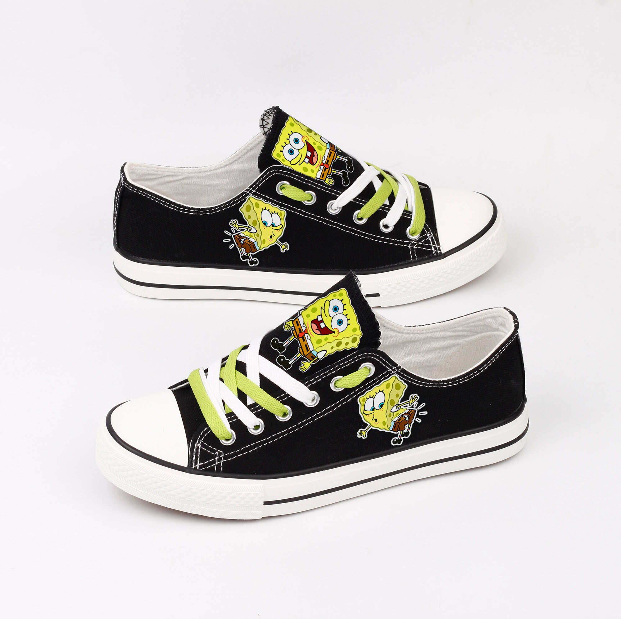 spongebob shoes black
