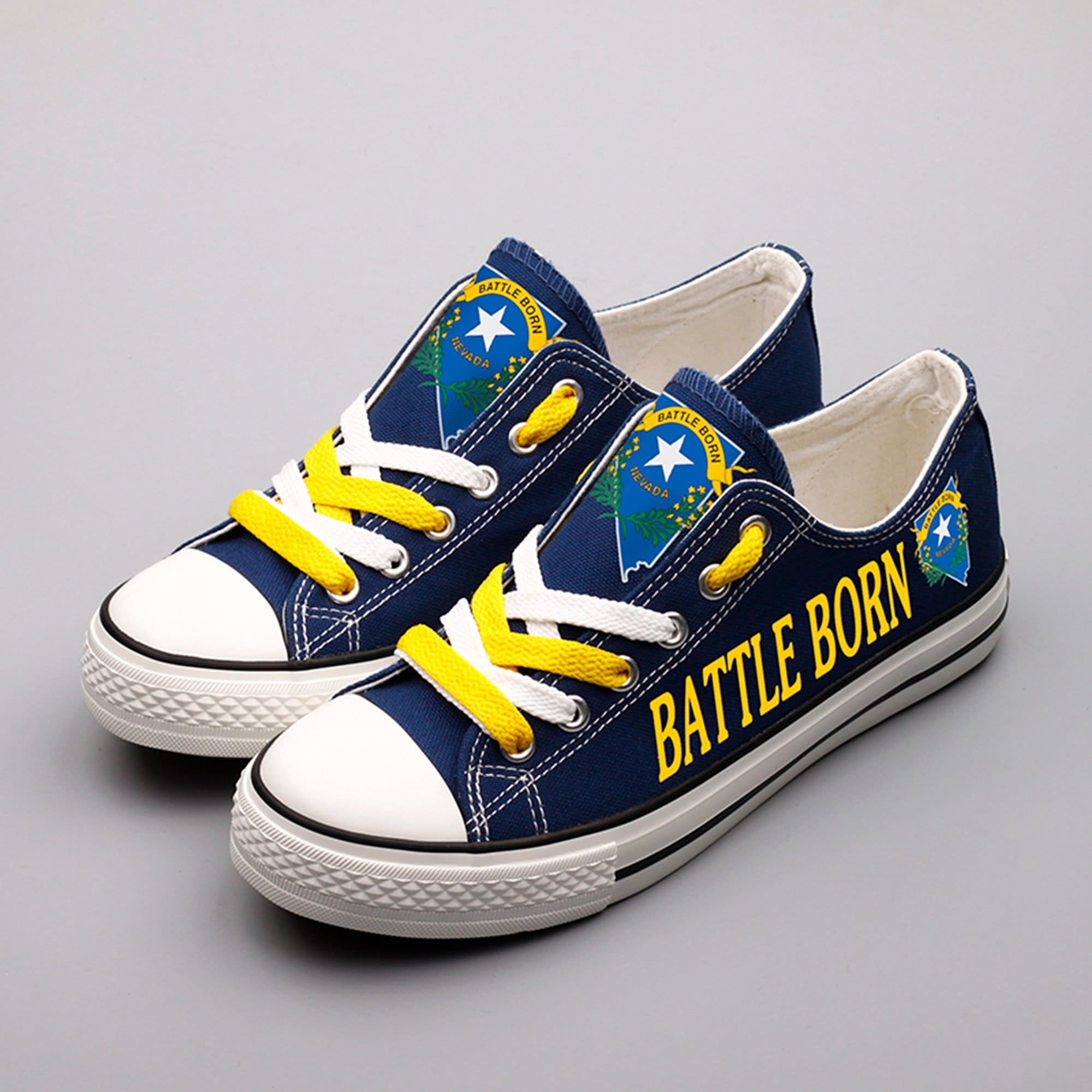 Nevada Shoes Nevada State Sneakers Tennis Shoes Printed Shoes