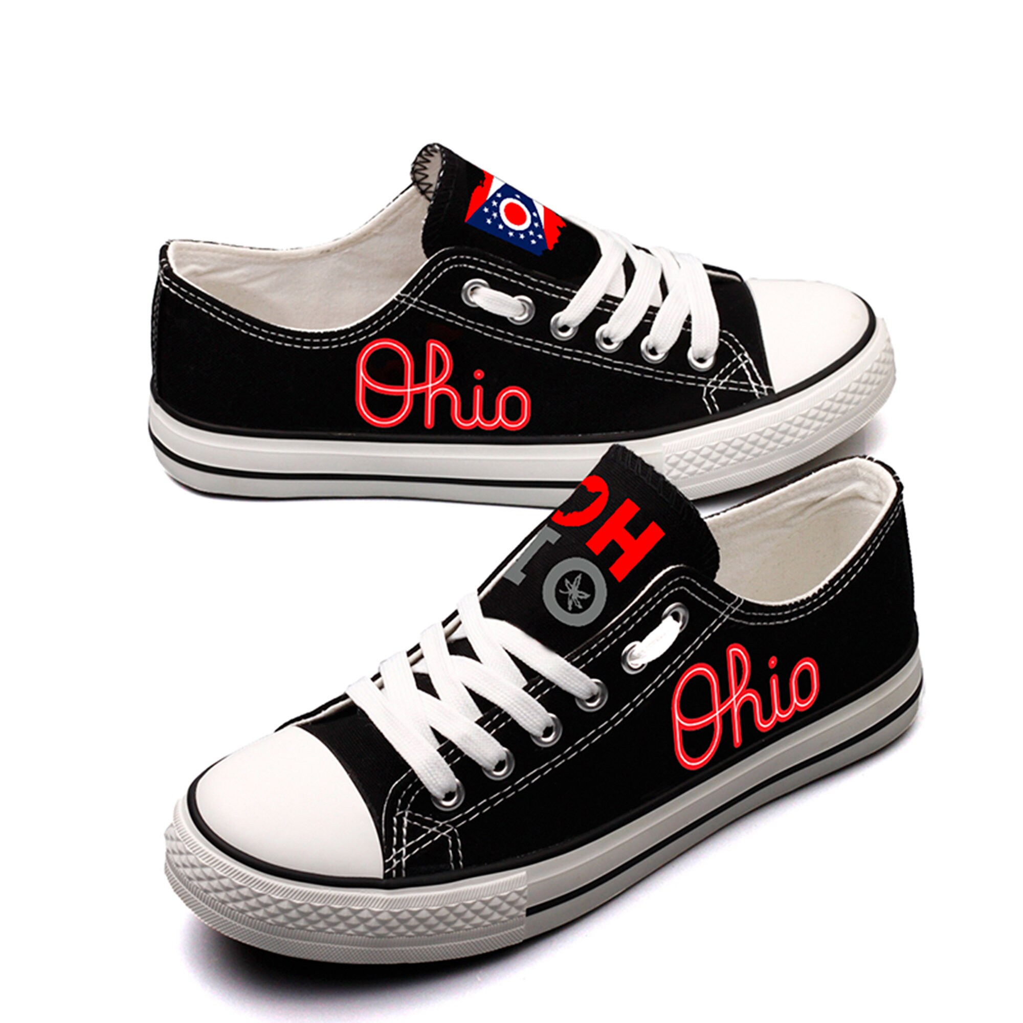 Ohio state canvas shoes sale