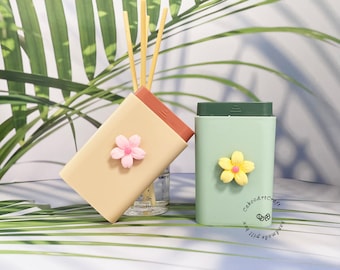 Boîte à médicaments en forme de fleur de sakura, Jolie boîte à pilules avec fleurs, Boîte à pilules portable, Petite trousse à pharmacie, Organiseur de pilules de voyage, Étui à pilules pour sac à main