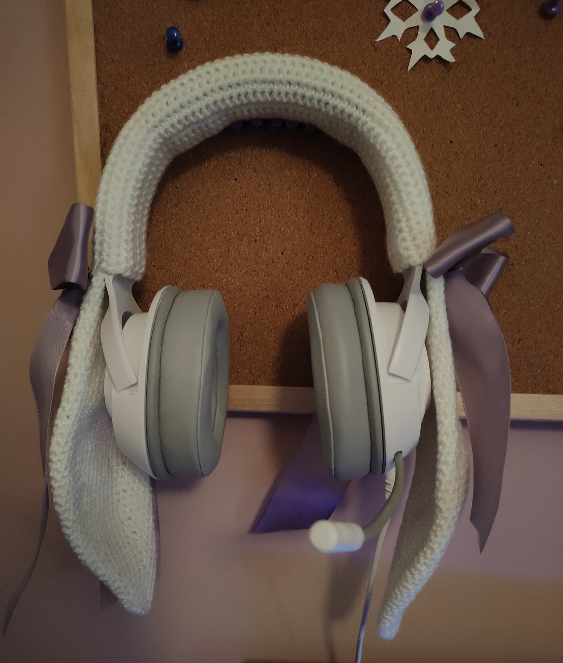 Cute Crochet Bunny Headphone Covers Pattern Etsy