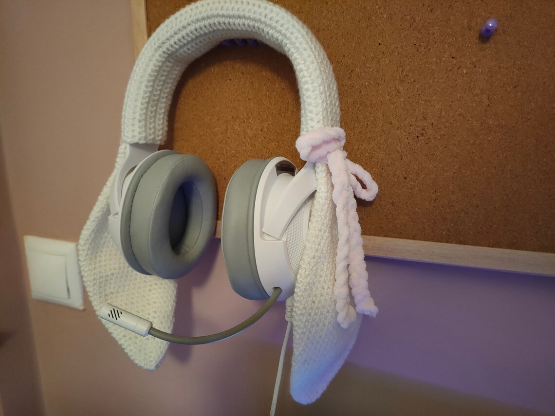 Cute Crochet Bunny Headphone Covers Pattern Etsy