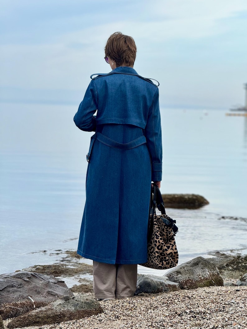 Trench Coat Milan XL-XXXL (size range#3) PDF Sewing pattern & Tutorial|lined trench coat sewing pattern|women's trench coat digital pattern. image 3