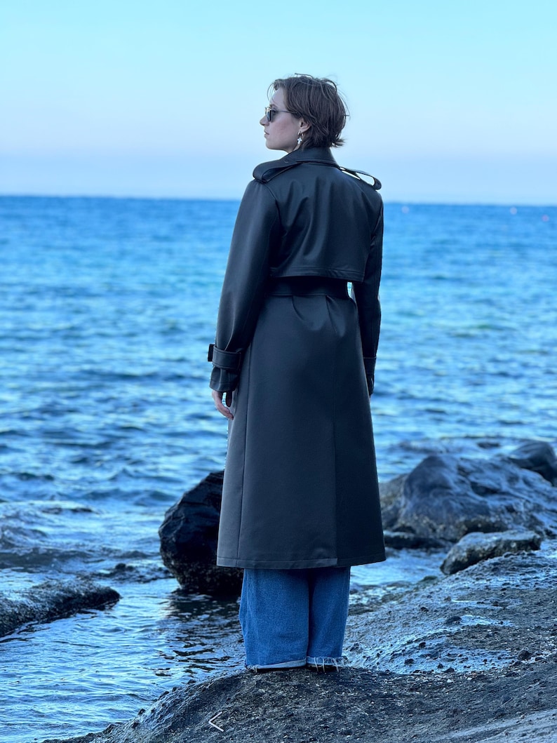 Trench Coat Milan XL-XXXL (size range#3) PDF Sewing pattern & Tutorial|lined trench coat sewing pattern|women's trench coat digital pattern. image 6