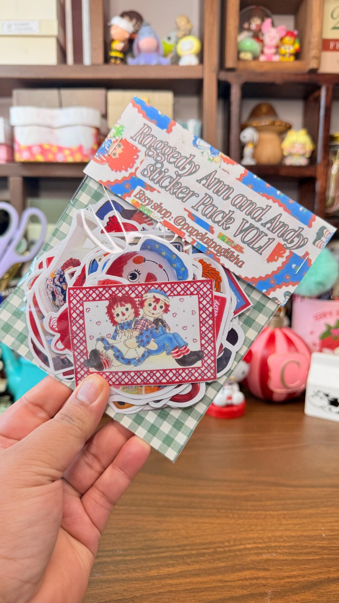 Raggedy Ann and Andy Sticker Pack - Etsy