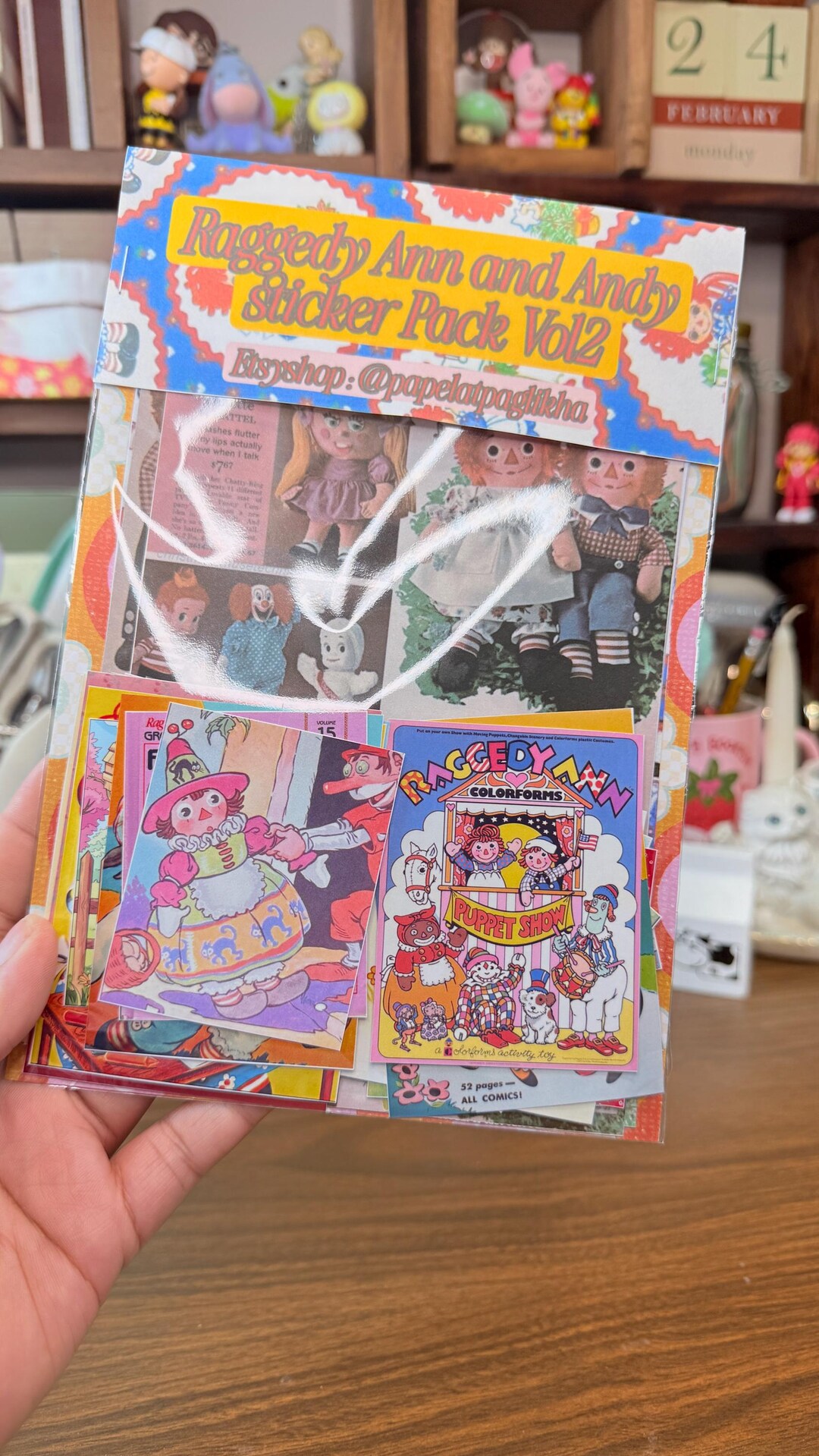 Raggedy Ann and Andy Vol 2 Sticker Pack - Etsy