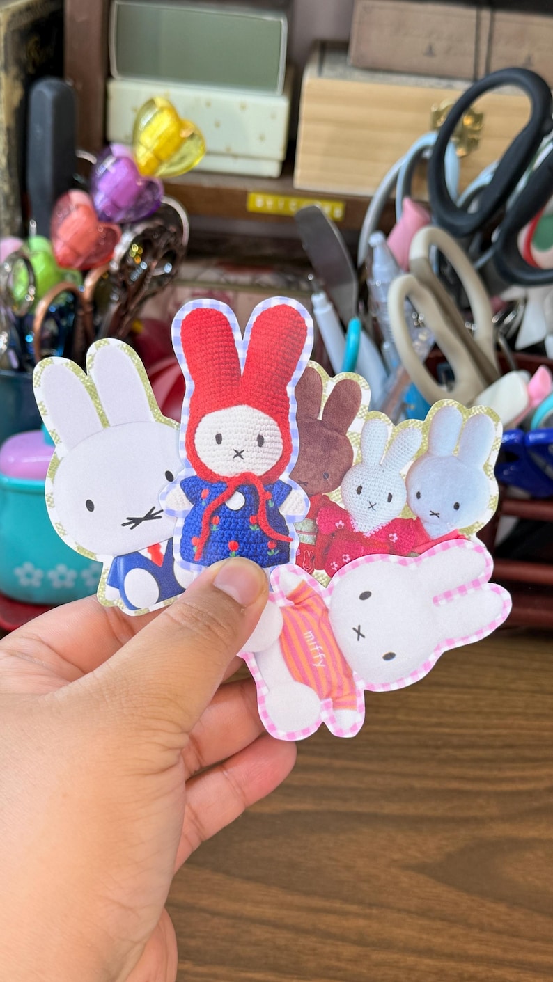 Miffy Rabbit Sticker My Miffy Sticker Pack - Etsy