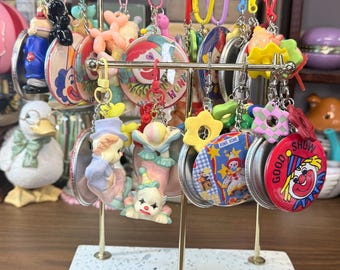 Just clowning trinket keychain / Vintage