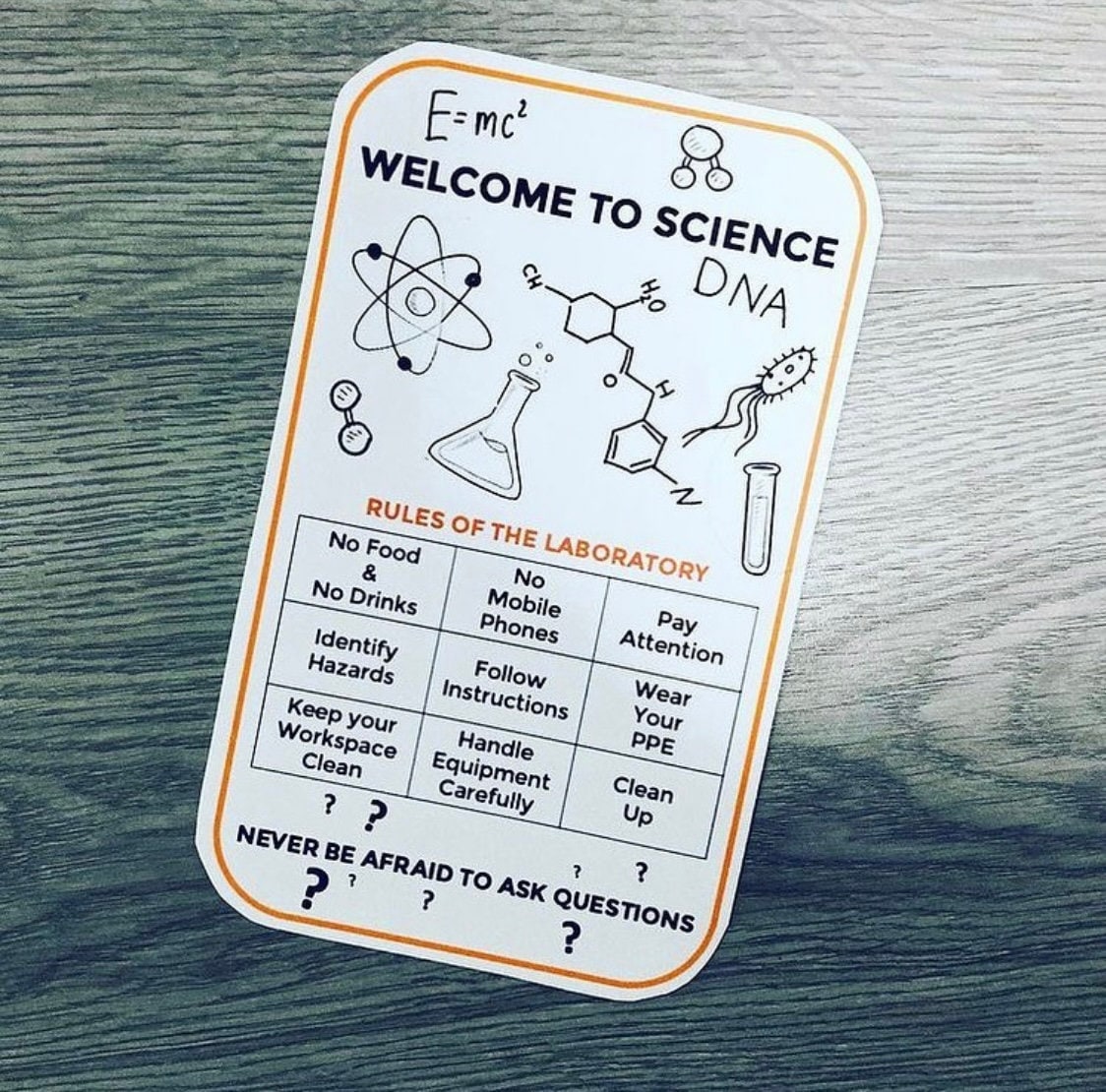 Science Bookmark - Etsy