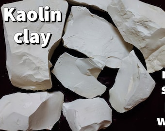 Argile de kaolin comestible douce et croustillante