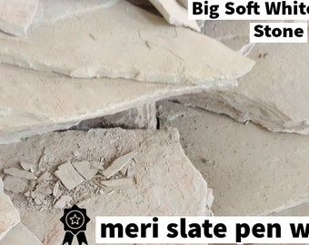 Edible White Shale Stone Soft and Creamy