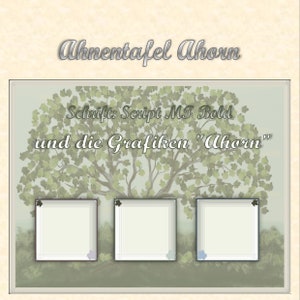 Grafik-Paket für Ahnenblatt trees&leaves zum image 5