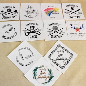 12pcs 75X75mm,Ironing Label,Personalized Quilting Labels Custom quilt labels for organic cotton,blanket labels,handmade products
