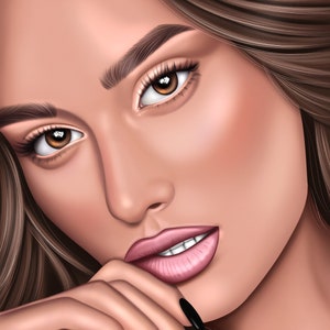 Personalized Digital Portrait, Illustration, Photo to Cartoon, Social Media Profile Picture, Personalized Portrait from Photo, Logo