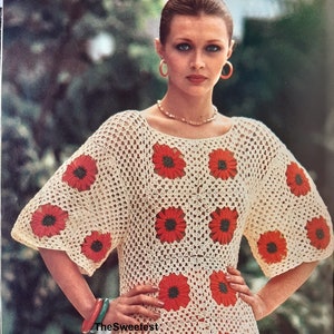 Blusa Granny Square Etsy