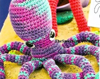 Octopus crochet pattern Amigurumi octopus Amigurumi pattern Fingering 4 ply INSTANT DOWNLOAD PDF
