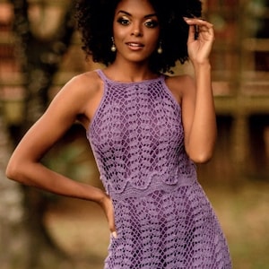 Bridesmaid Wedding dress crochet pattern Womens Maid of honor lacy crochet dress Maxi long dress INSTANT DOWNLOAD Pdf