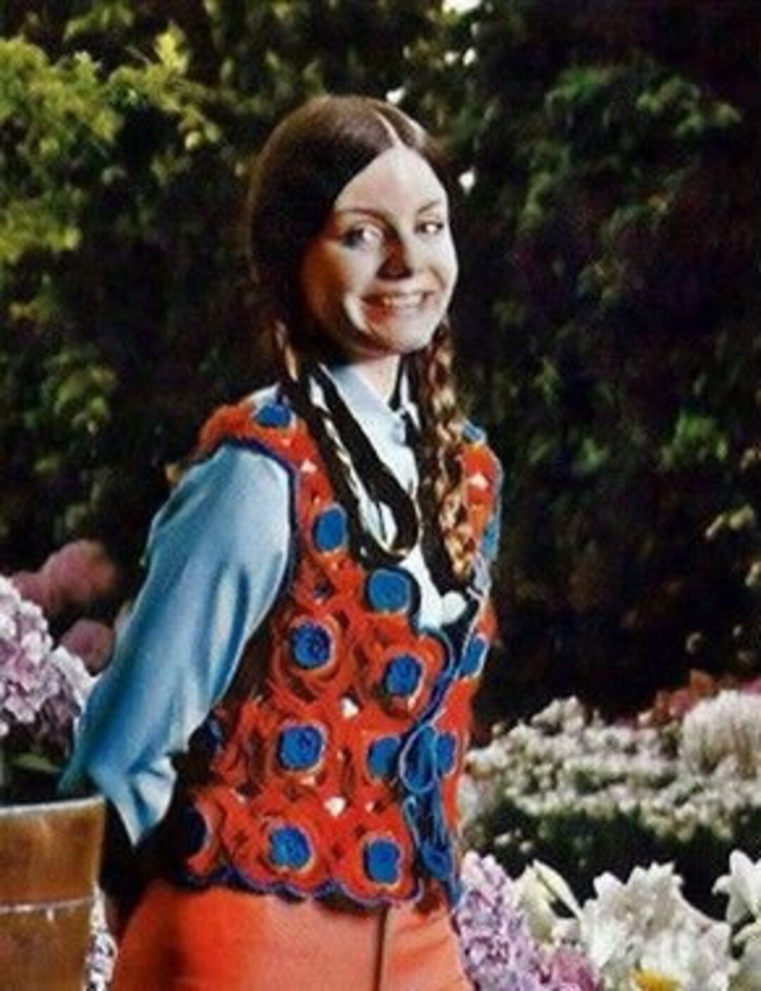 Granny Square Vest Crochet Pattern Women Flower Crochet Waistcoat