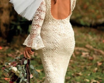 crochet lace wedding dress pattern Where to find a crochet wedding dress pattern?