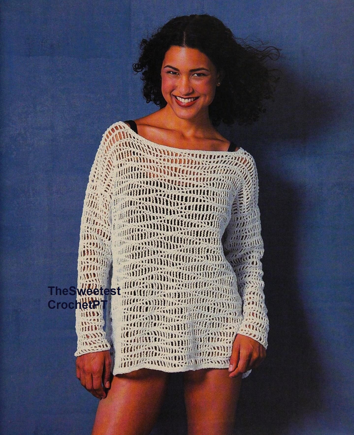 30 Mesh Sweater Crochet Patterns for Airy Layers, Pullovers, and Cardigans 20 Vintage Open-Stitch Mesh Sweater Pattern