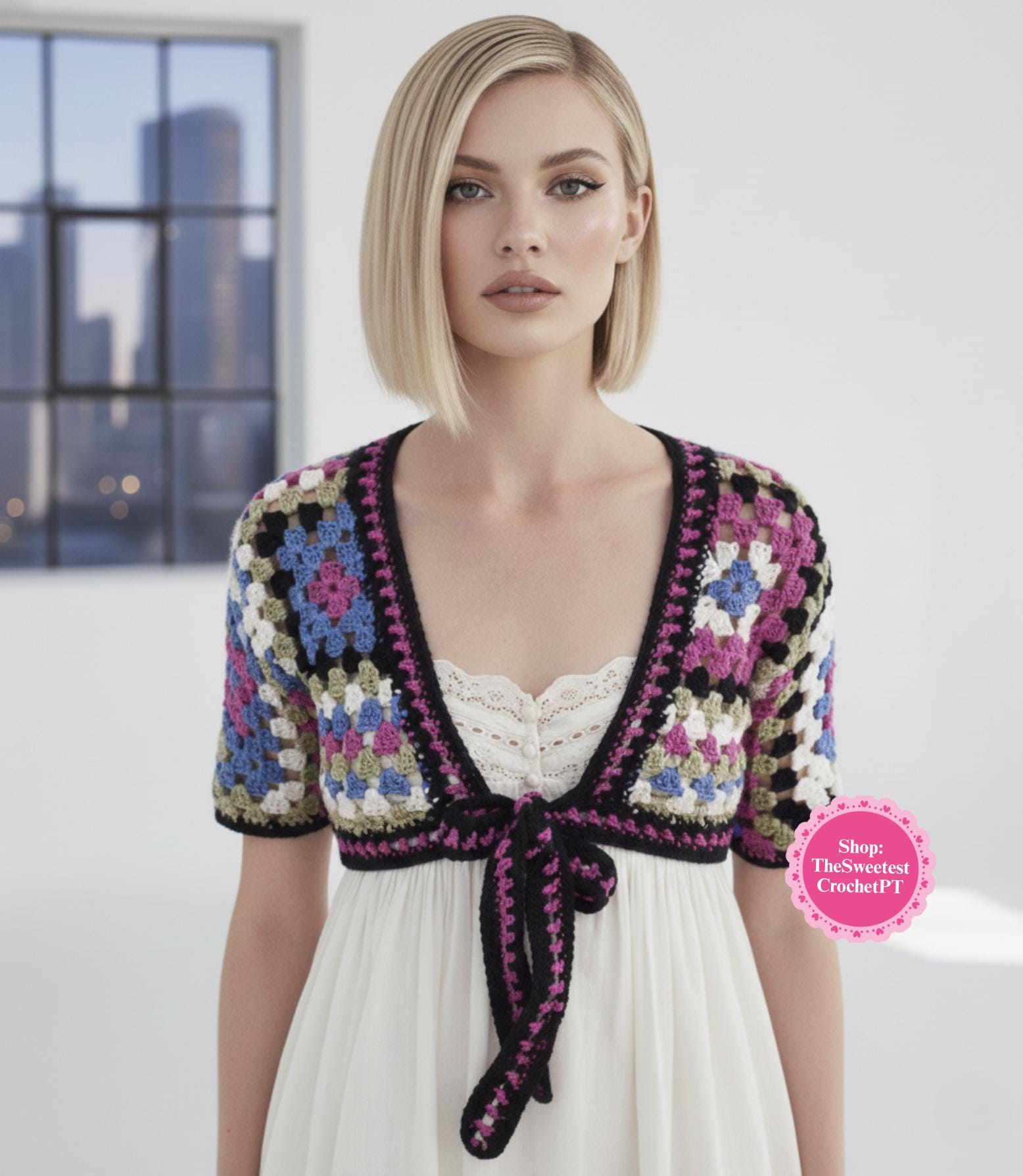 40 Bolero Crochet Patterns: Add a Chic Touch to Your Wardrobe Today! 31 Granny squares bolero crochet pattern Womens crochet