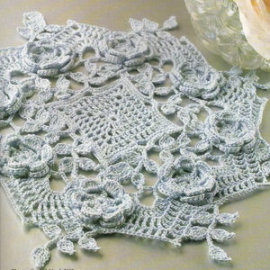 Doily crochet pattern Crochet round placemat Sousplat pattern Crochet home decor DIY INSTANT DOWNLOAD Pdf