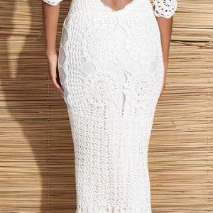 INSTANT DOWNLOAD Pdf Wedding Dress Crochet Pattern Women Bride Lacy ...