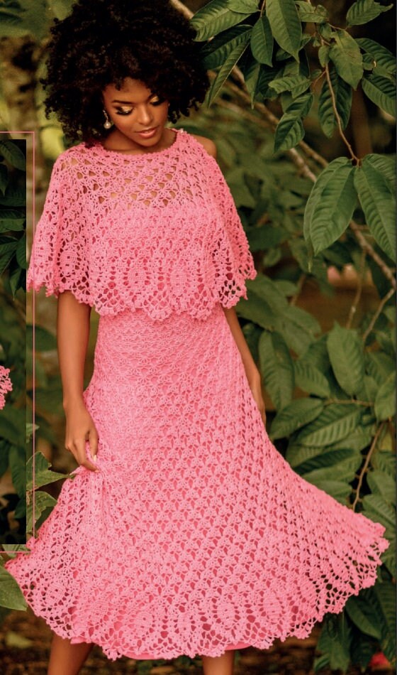 Crochet Dress Pattern Bridesmaid Wedding Dress Crochet Pattern Women  Strapeless Lacy Crochet Maxi Dress Mini Cape INSTANT DOWNLOAD PDF - Etsy