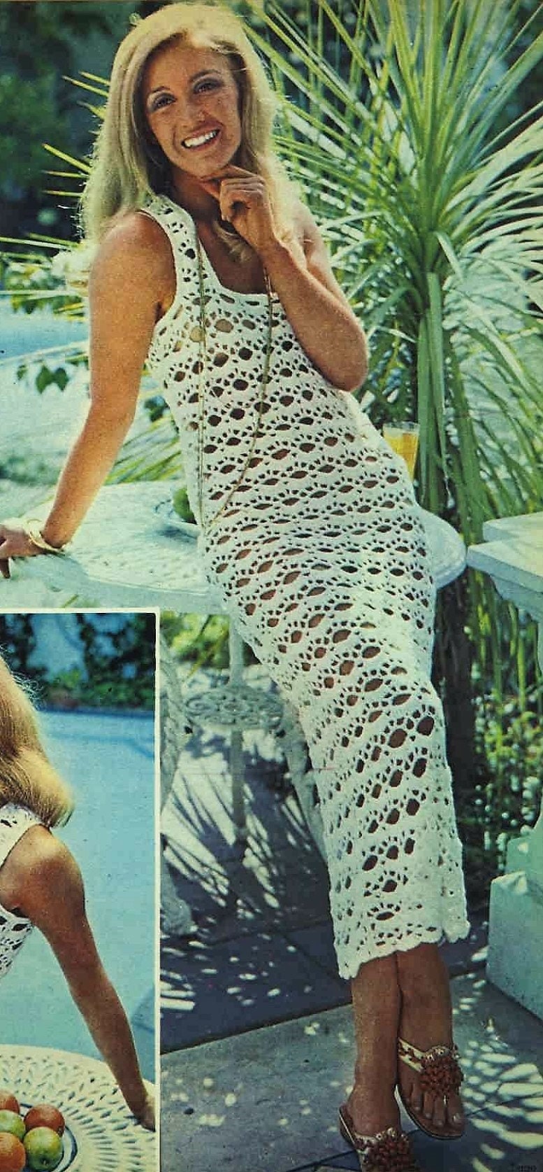 40 Maxi Dress Crochet Patterns to Make Stunning Handmade Outfits 19 Crochet dress pattern Short or maxi dress