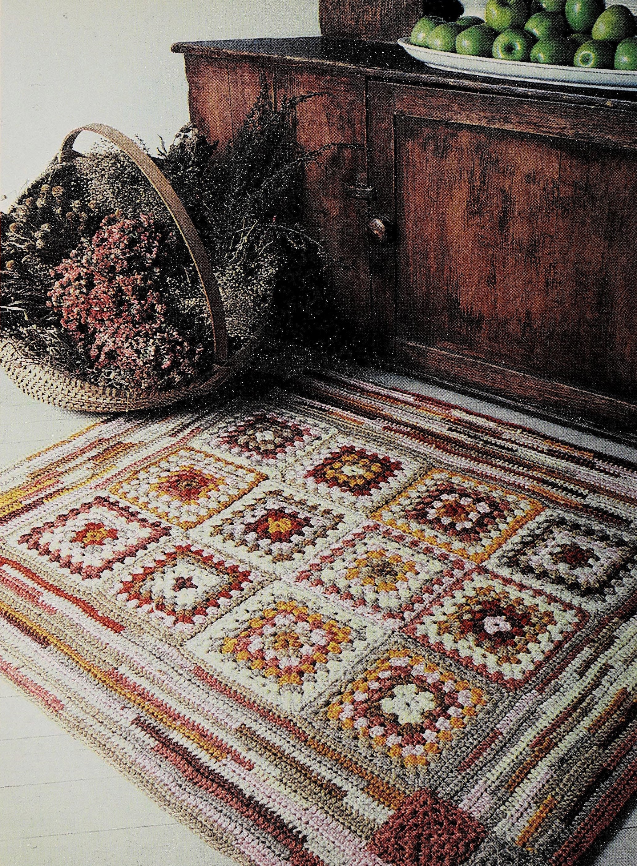 INSTANT DOWNLOAD PDF Granny Square Rug Pattern Granny Square Mat ...