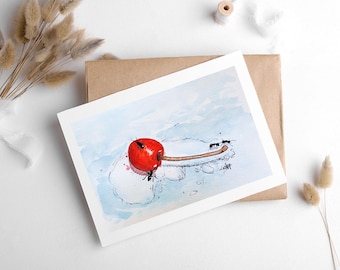 Nectar/ Original Art Print/ Black Ink+ Watercolour/ [YOU] Download & Print<3